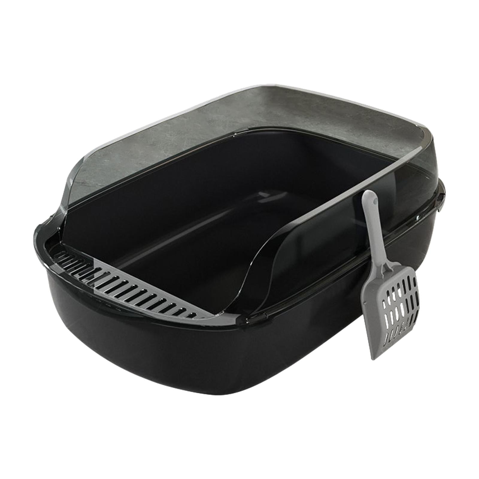 Cat , Cat Toilet, Large Cat Bedpan Stain Resistant, Easy to Clean, Semi