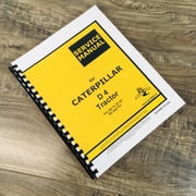 Cat Caterpillar D4 Crawler Tractor Dozer Service Repair Manual 4G 7J 2T 5T 6U 7U