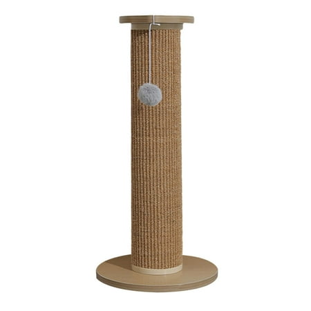 Cat , Cats Scratch Post, Protect Your Furniture Sisal Rope Standing Cat Grab Post Scratcher Cat Climbing Pole for Large Cats 63x30cm