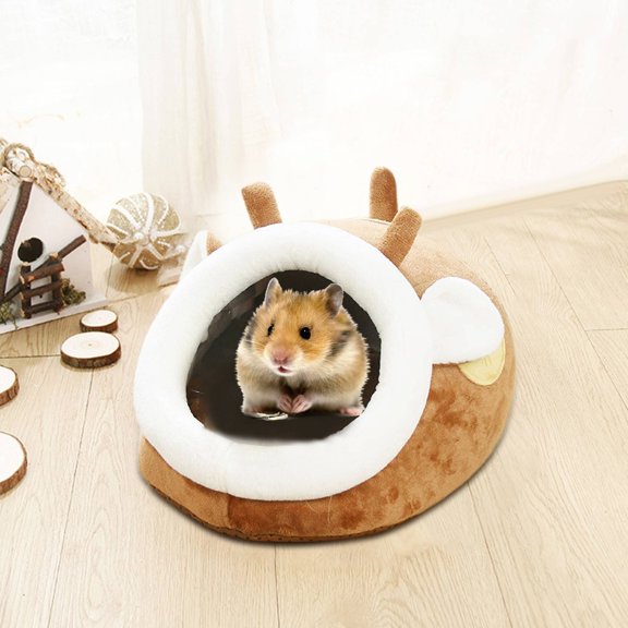 Cat Cave Bed, Soft Plush Enclosed Pet Nest with Anti-Slip Bottom, Washable Warm Cozy Cat Bed for Indoor Cats Kittens Small Dogs Puppies, All Season Comfortable Indoor Pet Sleeping House Use