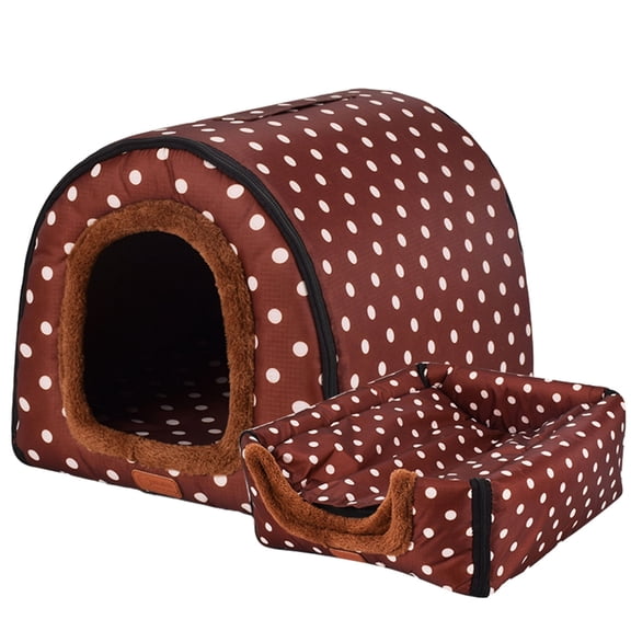 Cat Cave Bed for Indoor Cat Small Dog Warm Bed House Foldable Tent Bed