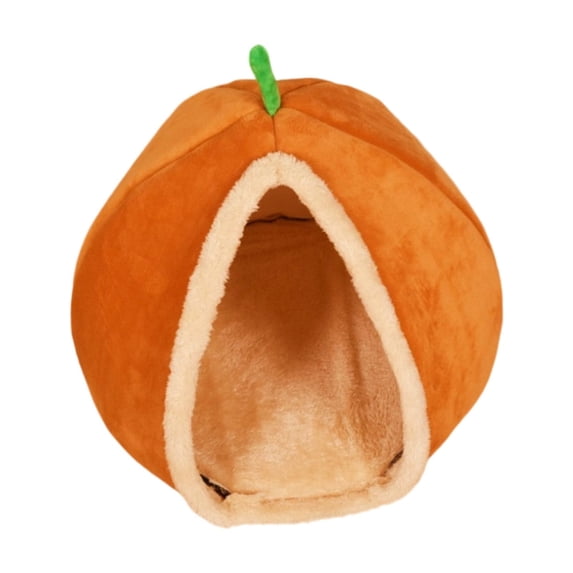 Cat Cave Bed with Detachable Washable Mat and Plush Balls for Indoor Outdoor Travel