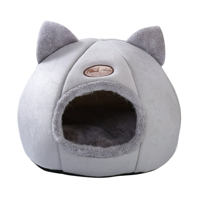 Cat Cave Beds for Indoor Cats Warm Large Cat Bed Cave Small Wool Cozy