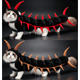 thumbnail image 1 of Cat Centipede Costume Funny Halloween Outfit,Plush Caterpillar Pet Costume with 4 Point Adjustable Fit,50 Inch Long Design for Small Medium Large Cats, 1 of 6
