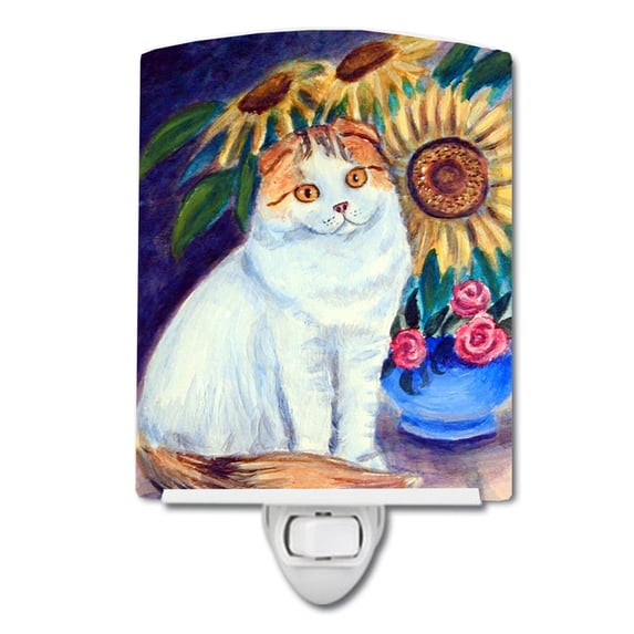 Cat Ceramic Night Light