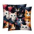 thumbnail image 1 of Cat Chair Pillow Covers Set of 2 Throw Pillow Decorative Pillows Velvet with Unique Patterns for Various Occasions - Available in 16x16, 18x18, and 20x20 Inches, 1 of 6