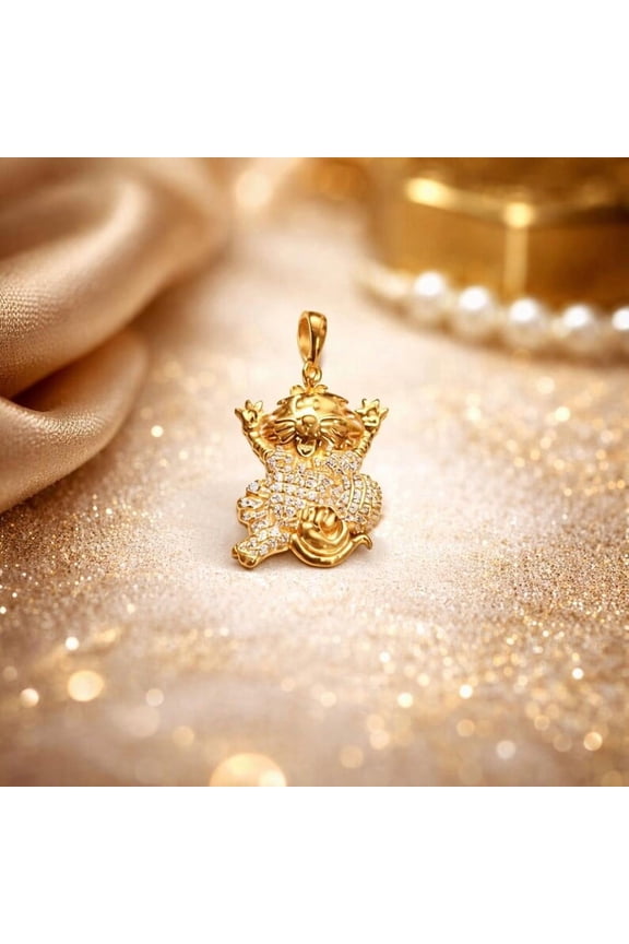 Cat Charm 925 Sterling Silver Handmade Diamond Gemstone Pendant Necklace For Girlfriend