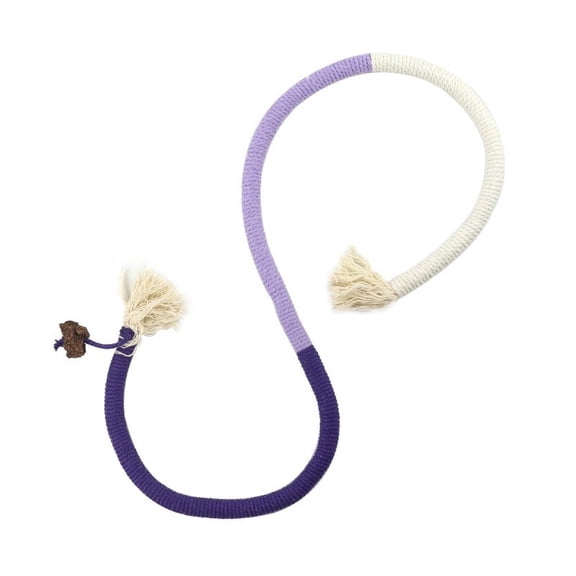 Cat Chew Ropes, Cat Toys for Indoor Cats with Refillable Natural Catnip, Safe Teeth Cleaning Chew Toys, Interactive Kitten Nip Toys and All Breeds (23.6 Inches)