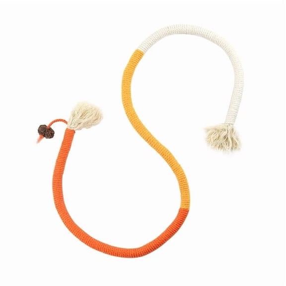 Cat Chew Ropes, Cat Toys for Indoor Cats with Refillable Natural Catnip, Safe Teeth Cleaning Chew Toys, Interactive Kitten Nip Toys and All Breeds (23.6 Inches)