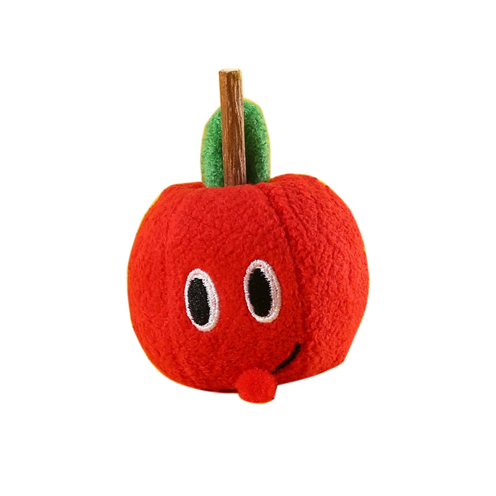Cat Chew Toy with Silvervine and Catnip, Soft Apple Shaped Chewing Ball ...