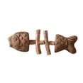 thumbnail image 1 of Cat Chew Toys Natural Silvervine Fishbone Shape Interactive Play Toy for Cats 2.5x7" B, 1 of 3