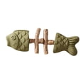 thumbnail image 1 of Cat Chew Toys Natural Silvervine Fishbone Shape Interactive Play Toy for Cats 2.5x7" C, 1 of 3