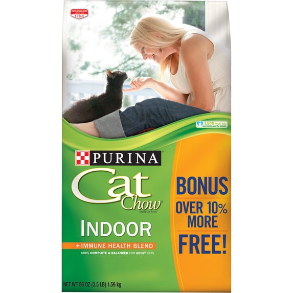 Cat Chow Indoor 3.5lb Bonus