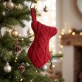 thumbnail image 1 of Cat Christmas Stocking Gift Bag, Knit Christmas Stocking for Pets Christmas Decorations, Fish Shape Hanging Christmas Stocking for Pets Xmas Holiday Party Decorations, 1 of 6