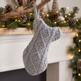 thumbnail image 1 of Cat Christmas Stocking Gift Bag, Knit Christmas Stocking for Pets Christmas Decorations, Fish Shape Hanging Christmas Stocking for Pets Xmas Holiday Party Decorations, 1 of 5