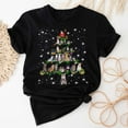 thumbnail image 1 of Cat Christmas Tree T-Shirt, Funny Cat Lover Gift, Kitten Christmas Lights Shirts, Christmas Shirts for Women Men, 1 of 3