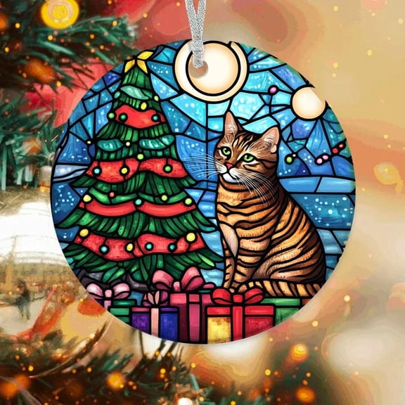 Cat Christmas Tree Tree Ornaments, Cat Christmas Tree for Christmas 2025, Cat Christmas Tree Christmas Keepsake, Christmas Hanging Dcor 2jsBU9
