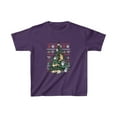 thumbnail image 1 of Cat Christmas Tree Ugly Christmas Sweater Design Kids T-Shirt, 1 of 2