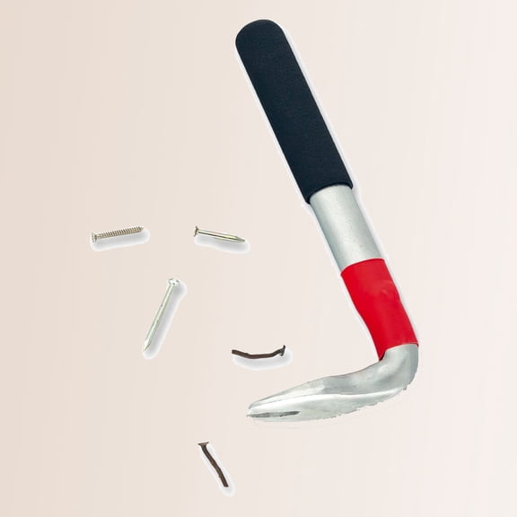 Cat Claw Nail Puller Remover Pry Bar, Angled Curved Head Metal Wood Board Tire Nail Removing Prying Tool