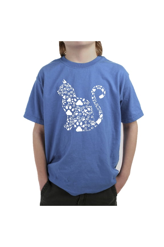 Cat Claws - Boy's Word Art T-Shirt