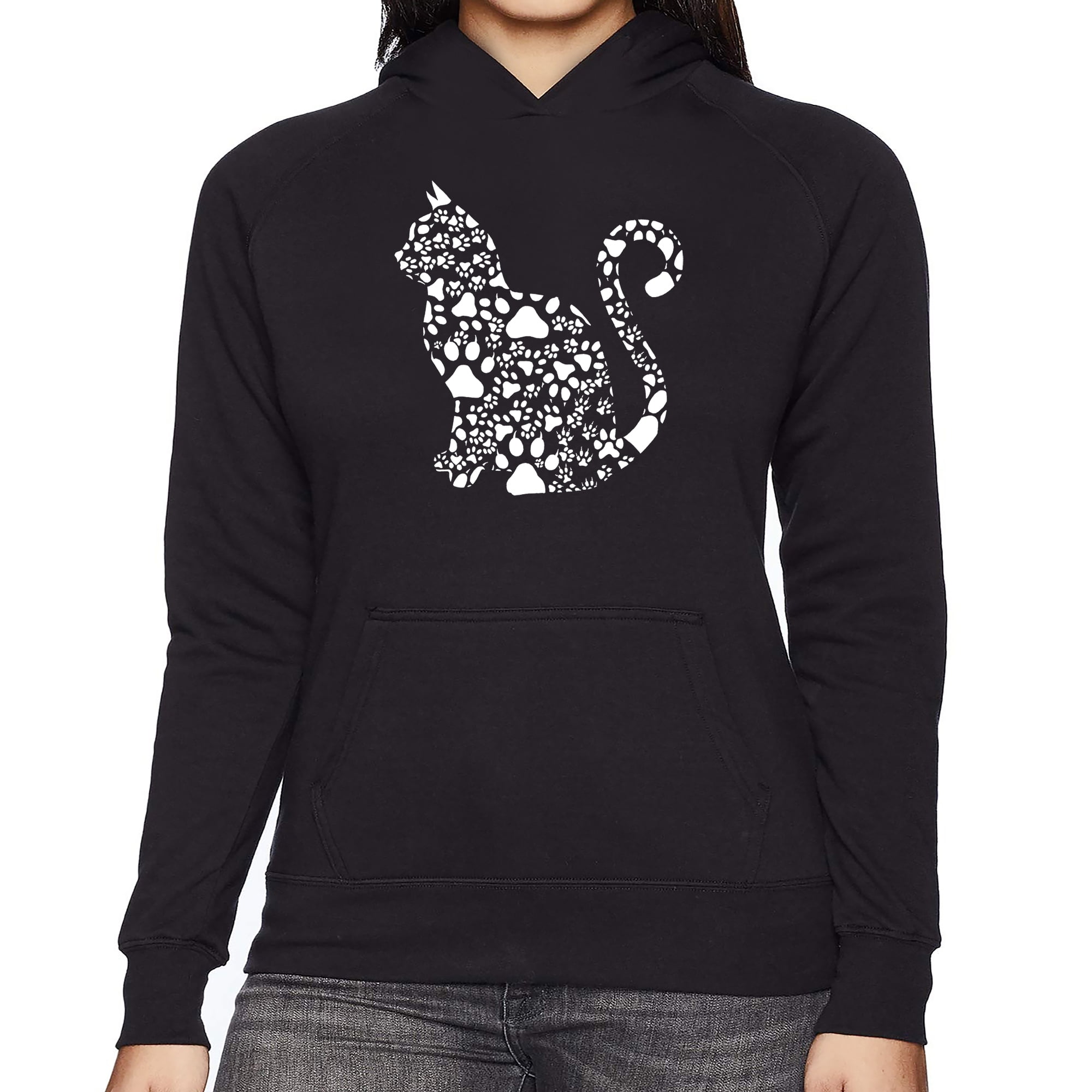 Cat Claws - Women's Word Art Hooded Sweatshirt - Walmart.com