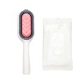 thumbnail image 1 of Cat Cleaning Pet Grooming Brush, Self Cleaning Brush Dog Hair Brush for Massage and Removal of Loose Fur (Wet Wipes Included) - style:style3, 1 of 7
