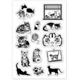 thumbnail image 1 of Cat Clear Stamps Silicone Stamp Cards Lovely Animal Pattern Acrylic Stamps for DIY Scrapbooking Card Making Photo Album Decoration, 1 of 7