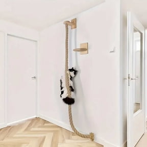 Cat Climbing Rope Wall Mounted Cat Rope Climber for Indoor Large Cats