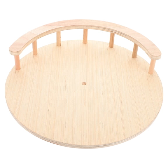 DEEPCRAFF Light Yellow Sturdy Cat Climber Flexible Design for Pet Indoor Activity Easy Installation Wooden Platform 34.5x12.5 Inches