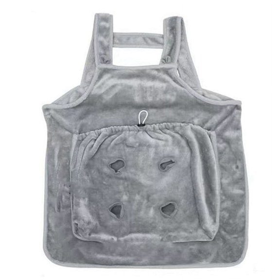 Cat Clothes Cat Cuddle Artifact Anti-Stick Fur Apron Outdoor Cat Bib Pet Clothes Anti-Fur Cat Supplies with Holes