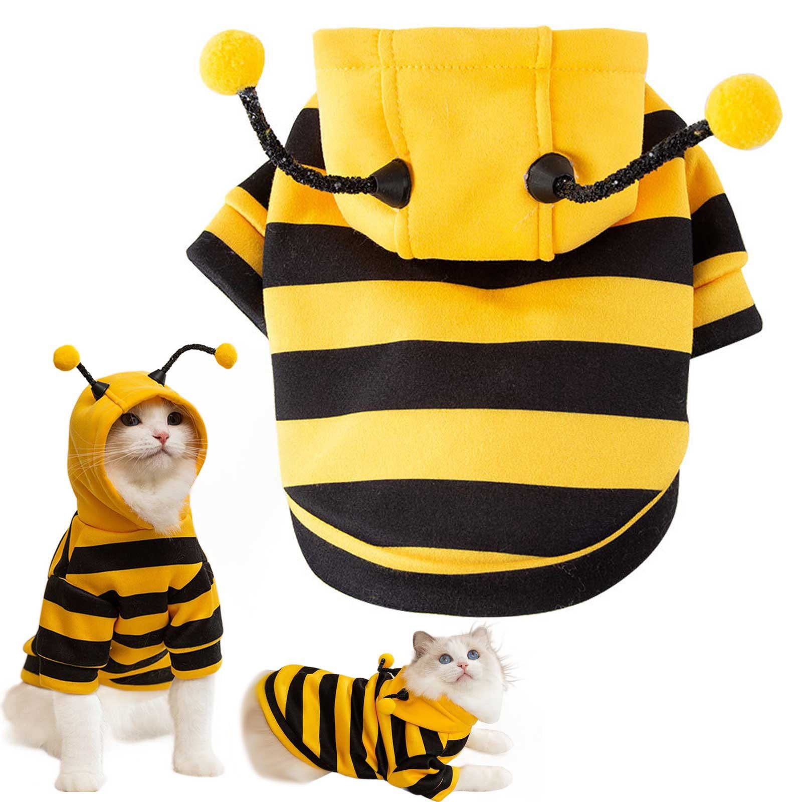 Cat Clothing Spring Thin Velvet Warm Hoodie Cloth Doll Blue Cat Anti