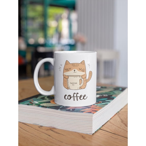 Cat Coffee Mug Unique Gift for Cat Lovers Ideal Mug for Coffee