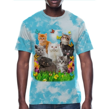 Unbranded Cat Collage, Men's & Big Men's Graphic Tee Shirt, Sizes S-3XL