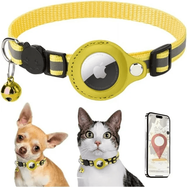 Cat Collar, Airtag, Cat Collar with Apple Air Tag and Bell for Cats
