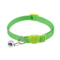 thumbnail image 1 of Cat Collar with Bell Soft Cat Safety Collar with Quick Release Buckle Adjustable Nylon Collar for Cats Puppy, 1 of 8