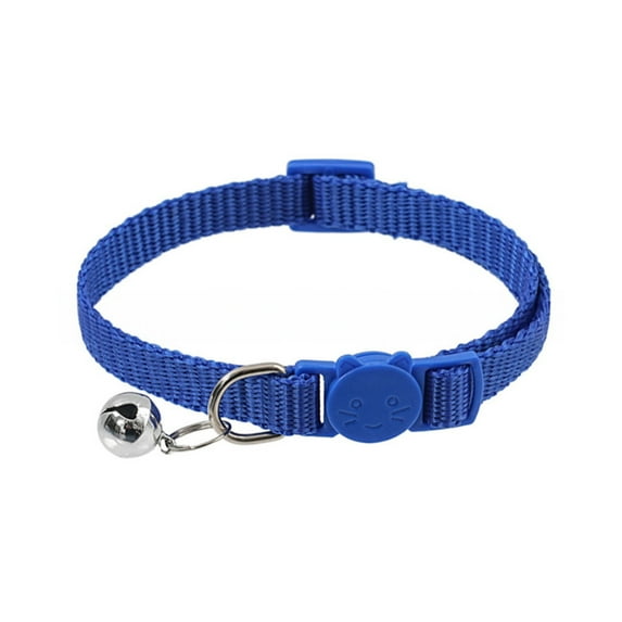 Cat Collar with Bell Soft Cat Safety Collar with Quick Release Buckle Adjustable Nylon Collar for Cats Puppy