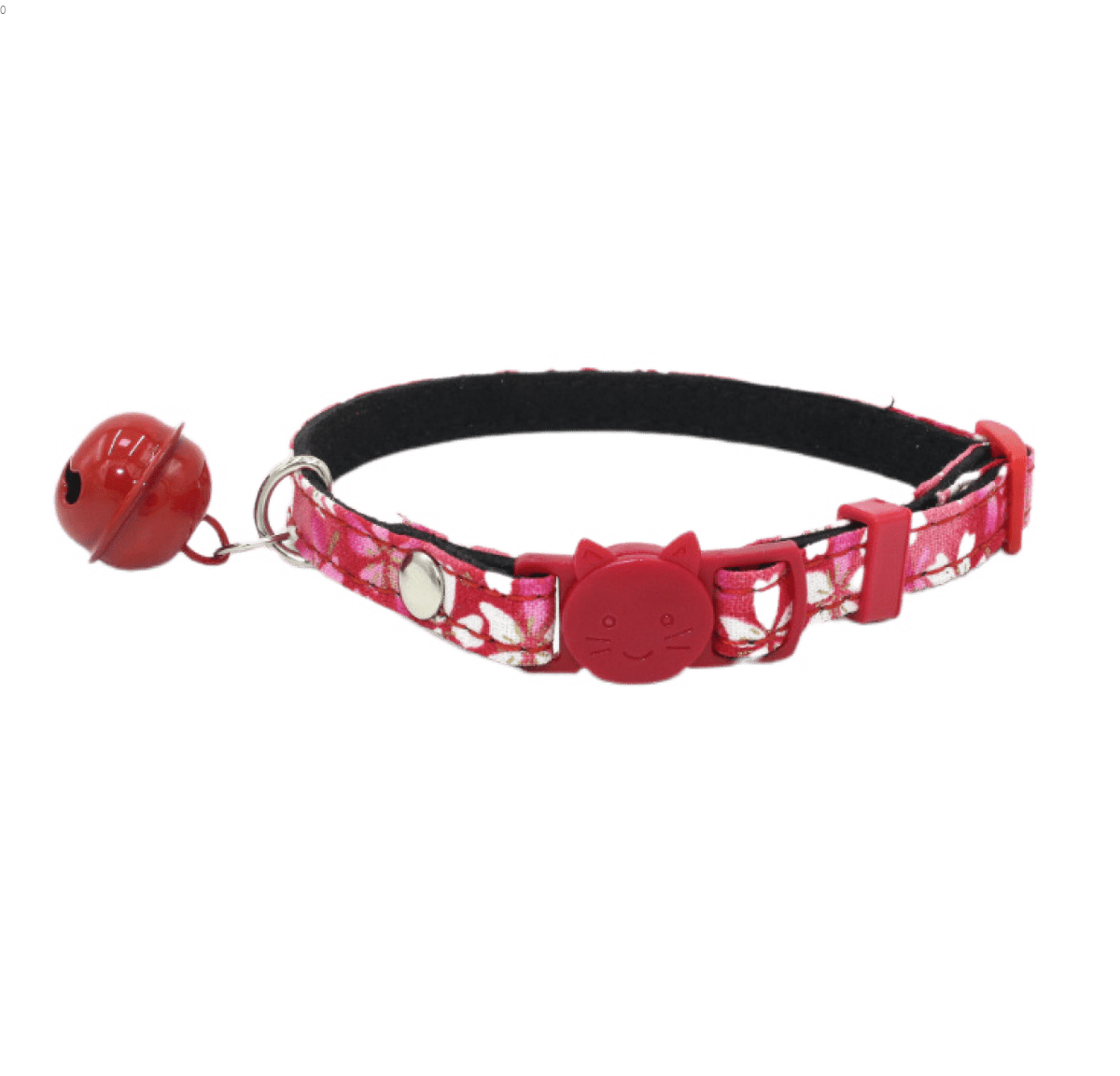Cat Collar with BellAdjustable Cute Kitty Collars, Pet Collar, Breakaway Cat Collar Solid & Safe