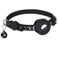 thumbnail image 1 of Cat Collars, Bell Polyester Breakaway Adjustable, For Small Pet Dog Puppies (Black), 1 of 6