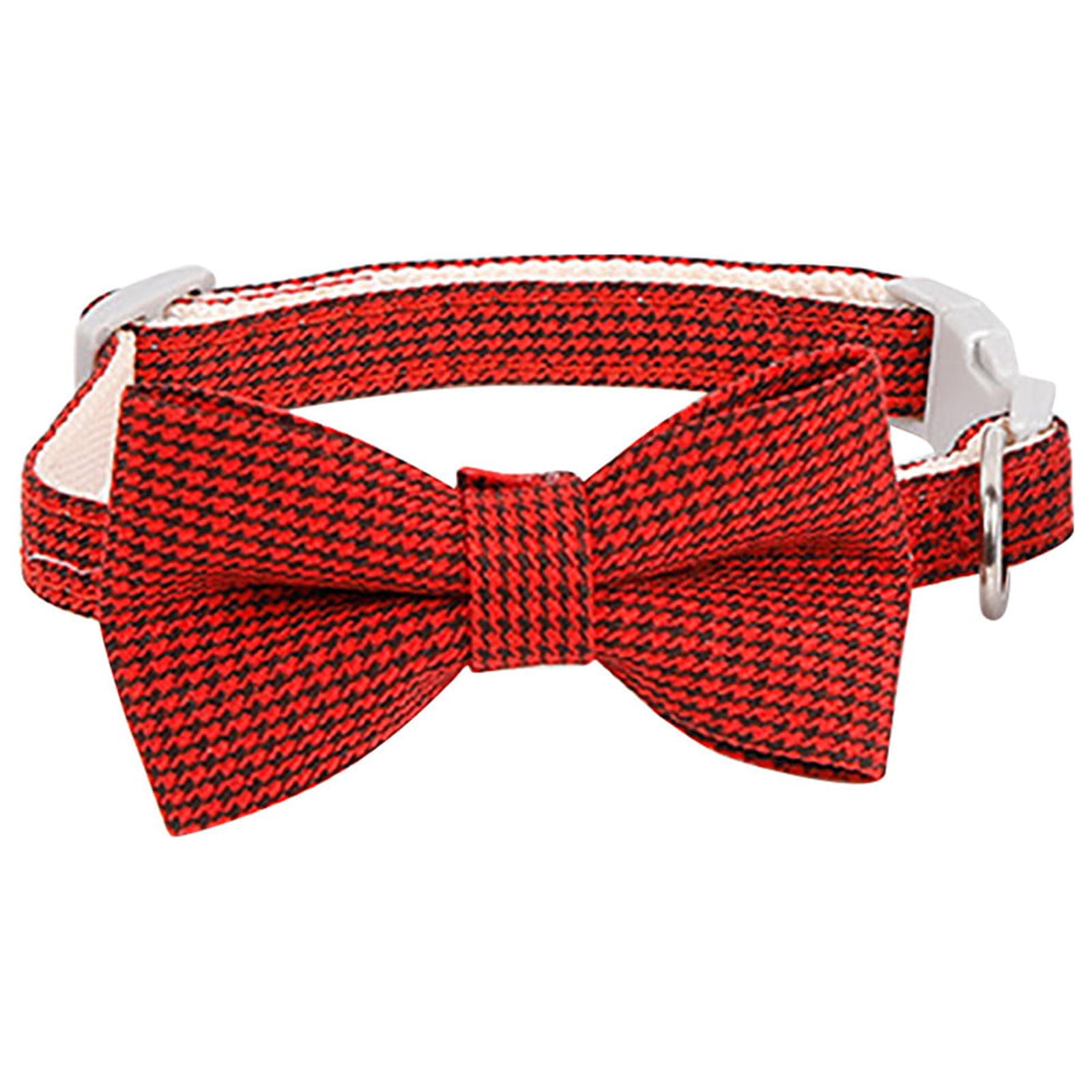 Cat Collars Bow Tie And Cute Charm Gentleman Cat Collars Plaid Collars Cat Supplies Cute Collars