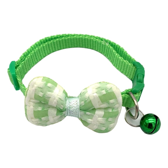 Cat Collars Breakaway with Bell Cat Collars with Cute Bowtie for Pet Kitten Cats and Small Dogs Pets Adjustable from 7-12In