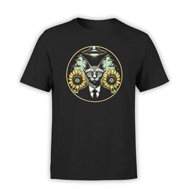 Cat Collection TShirts Cats In Black TShirt Unisex