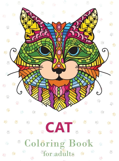 Cat Coloring Book for Adults: Stress Relieving Designs for Adults Relaxation, Creative Cats Coloring Book (Hardcover)