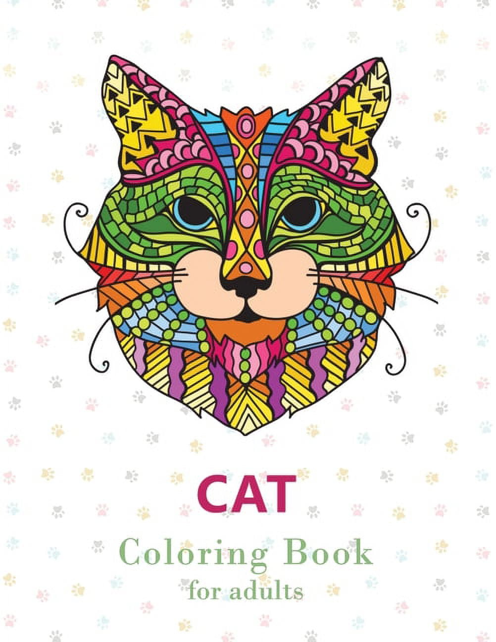 Cat Coloring Book for Adults : Stress Relieving Designs for Adults Relaxation, Creative Cats Coloring Book (Paperback)