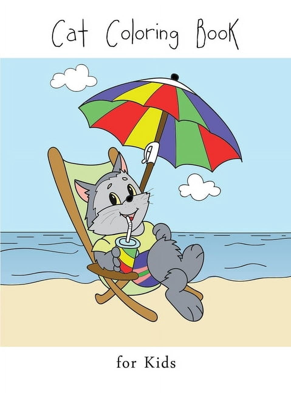 Cat Coloring Book for Kids: Kitten Coloring book for girls and kids ages 4-8, 8-12 (Hardcover)