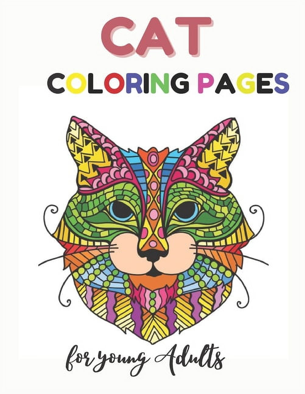 Cat Coloring Book For Adults: 40+ Amazing Cats illustrations For Adults,  Cats Coloring Books For Adults Stress Relief and Relaxation (Paperback)