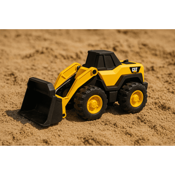 Cat Compact Steel Wheel Loader - 12" Construction Toy with Real Working Loader Arm & Durable Steel Parts - Ideal for Realistic Construction Play - Ages 3+