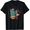 thumbnail image 1 of Cat Computer Science Nerd Tech Coding Gaming Programmer T-Shirt, 1 of 6