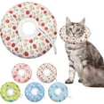 thumbnail image 1 of Cat Cone Collar Soft, Adjustable Cat Recovery Collars Spay Cones to Stop Licking, Cute Donut E Collar After Surgery, Anti-Lick Wound Healing Elizabethan Collar for Kittens (Donut Pink, Small), 1 of 10