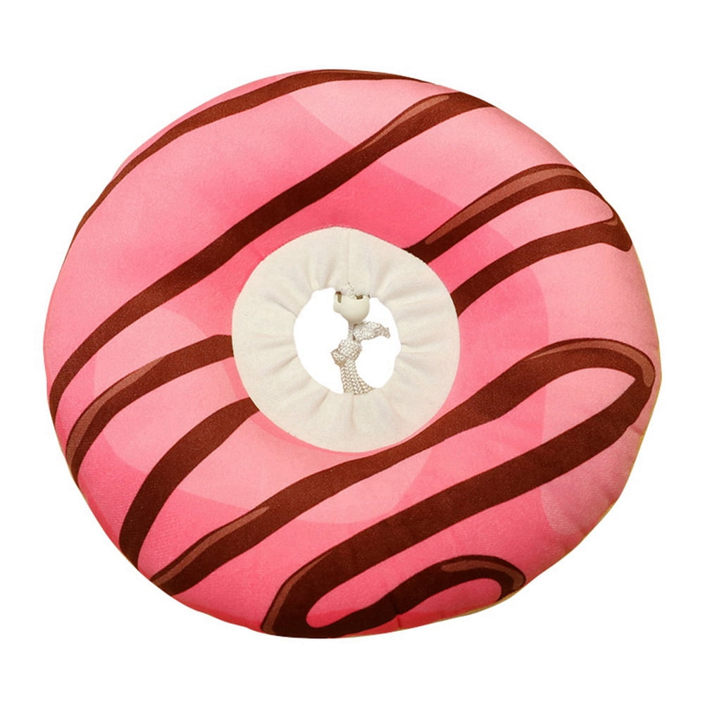 Cat Cone Collar Soft, Adjustable Cute Donut Pet Recovery Collar for Wound Healing, Comfy