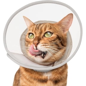 Soft Cat Cone Collar, Waterproof Mesh Recovery Cone to Prevent Licking & Scratching, Adjustable Post-Surgery Alternative to Plastic E-Collar